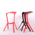 Stacking ABS plastic bar stool dining chair